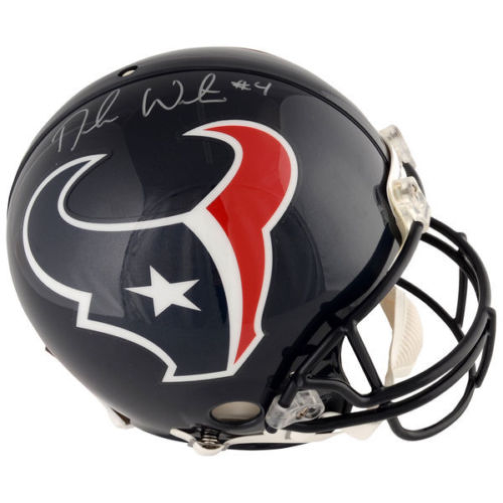 Deshaun Watson Signed Texans Full-Size Authentic On-Field Helmet (Fanatics) at PristineAuction.com Deshaun Watson Signed Texans Full-Size Authentic On-Field Helmet (Fanatics) at PristineAuction.com
