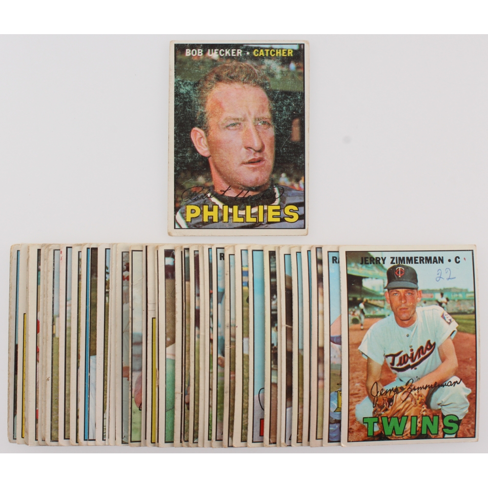 Lot of (40) 1967 Topps Baseball Cards with #326 Bob Uecker | Pristine  Auction