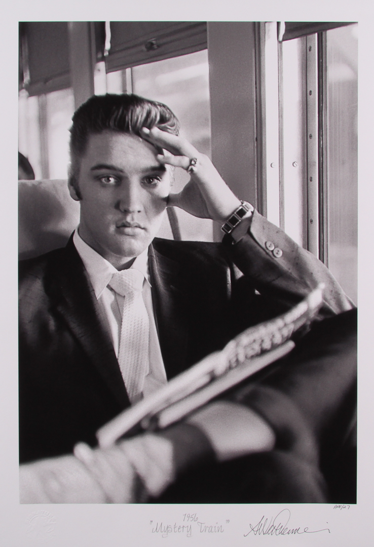Alfred Wertheimer Signed Elvis Presley "Mystery Train" 16x23 Artist Proof Giclee on Paper #8/27 (PA LOA & PCV COA) at PristineAuction.com Alfred Wertheimer Signed Elvis Presley "Mystery Train" 16x23 Artist Proof Giclee on Paper #8/27 (PA LOA & PCV COA) at PristineAuction.com
