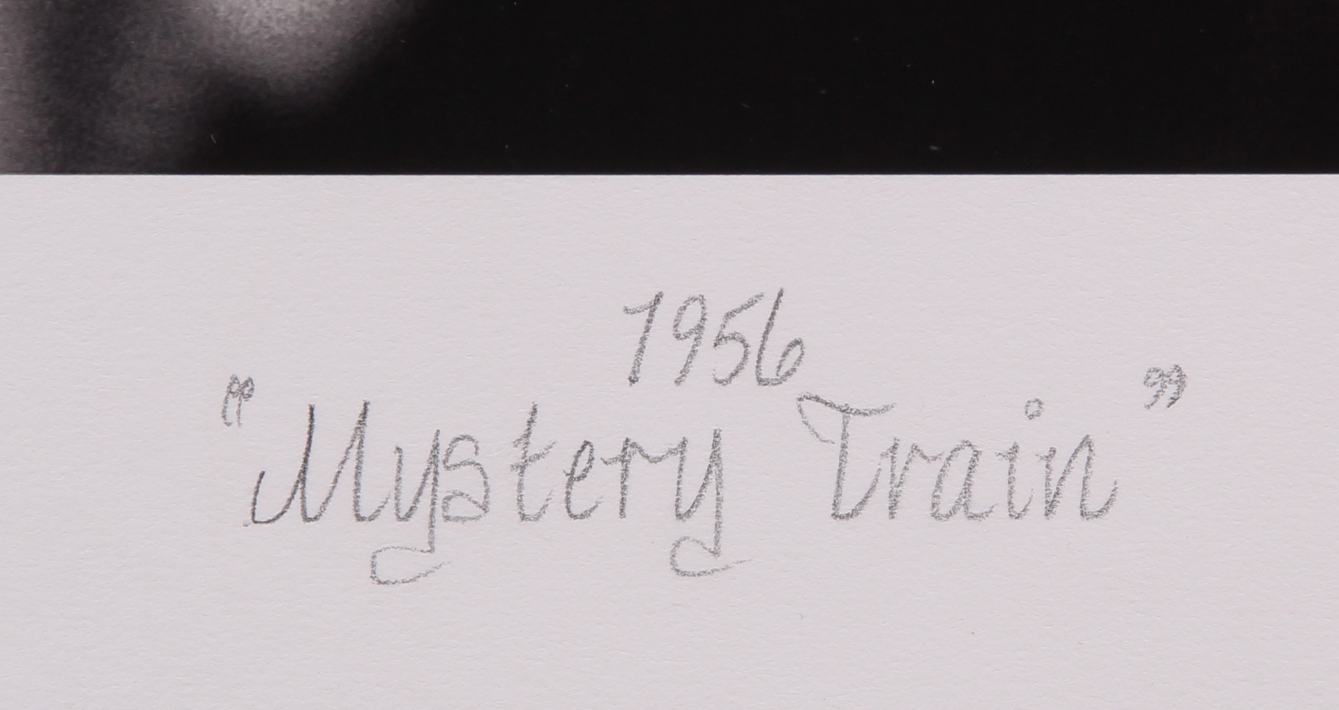 Alfred Wertheimer Signed Elvis Presley "Mystery Train" 16x23 Artist Proof Giclee on Paper #8/27 (PA LOA & PCV COA) at PristineAuction.com Alfred Wertheimer Signed Elvis Presley "Mystery Train" 16x23 Artist Proof Giclee on Paper #8/27 (PA LOA & PCV COA) at PristineAuction.com