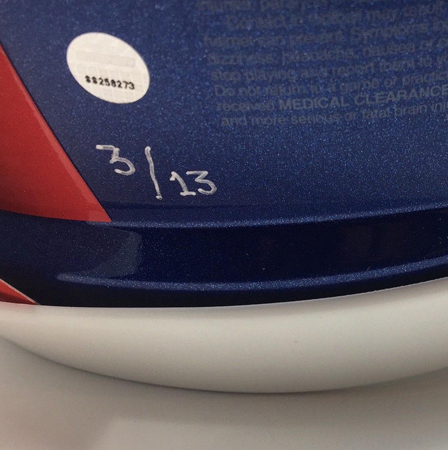 Odell Beckham Jr. Signed New York Giants LE Full-Size Authentic On-Field Speed Helmet Inscribed "2016 Pro Bowl", "101 rec", "1367 yrds" & "10 tds" (Steiner COA) at PristineAuction.com Odell Beckham Jr. Signed New York Giants LE Full-Size Authentic On-Field Speed Helmet Inscribed "2016 Pro Bowl", "101 rec", "1367 yrds" & "10 tds" (Steiner COA) at PristineAuction.com