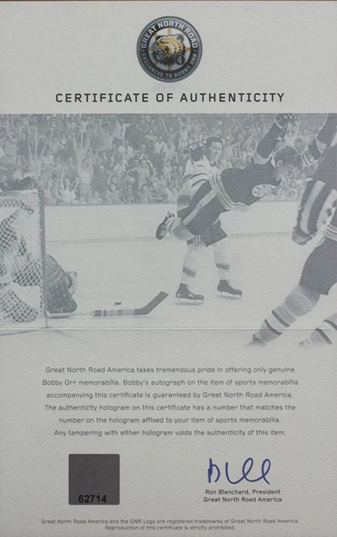Bobby Orr Signed 24" Stanley Cup Replica Trophy (Orr COA) at PristineAuction.com Bobby Orr Signed 24" Stanley Cup Replica Trophy (Orr COA) at PristineAuction.com
