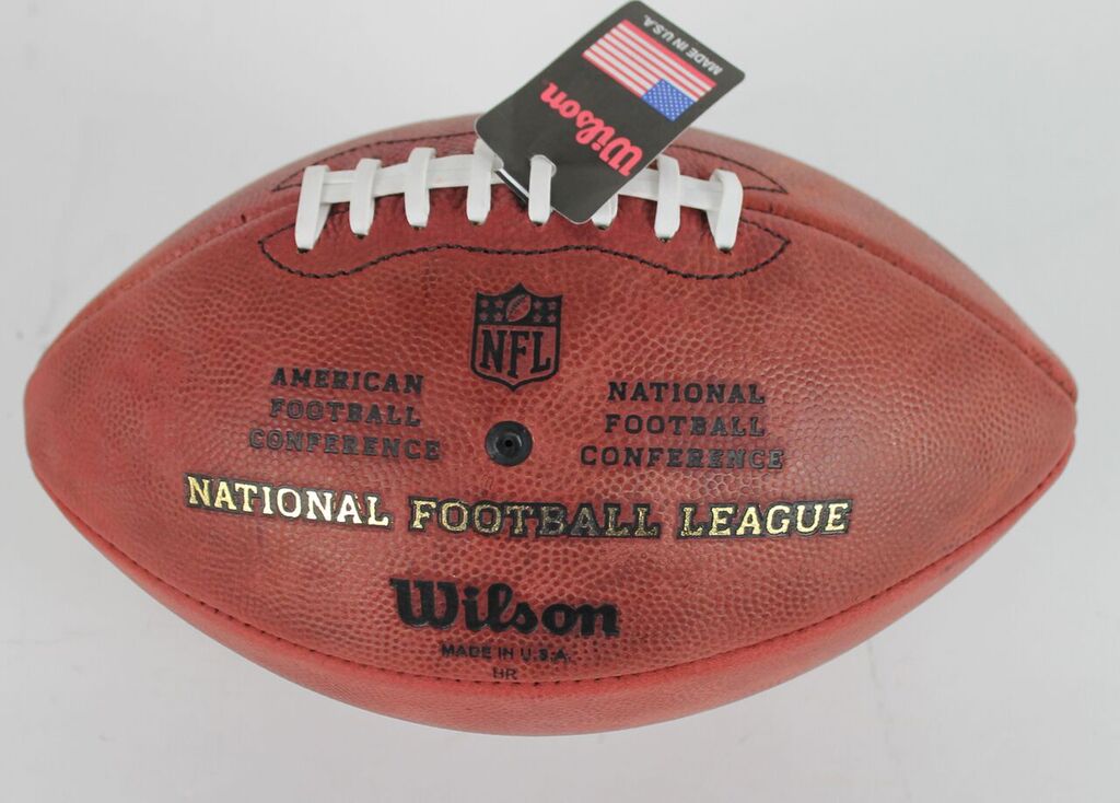 Brett Favre Signed Wilson Official NFL Game Ball Inscribed "95, 96, 97 MVP" (Favre COA) at PristineAuction.com Brett Favre Signed Wilson Official NFL Game Ball Inscribed "95, 96, 97 MVP" (Favre COA) at PristineAuction.com