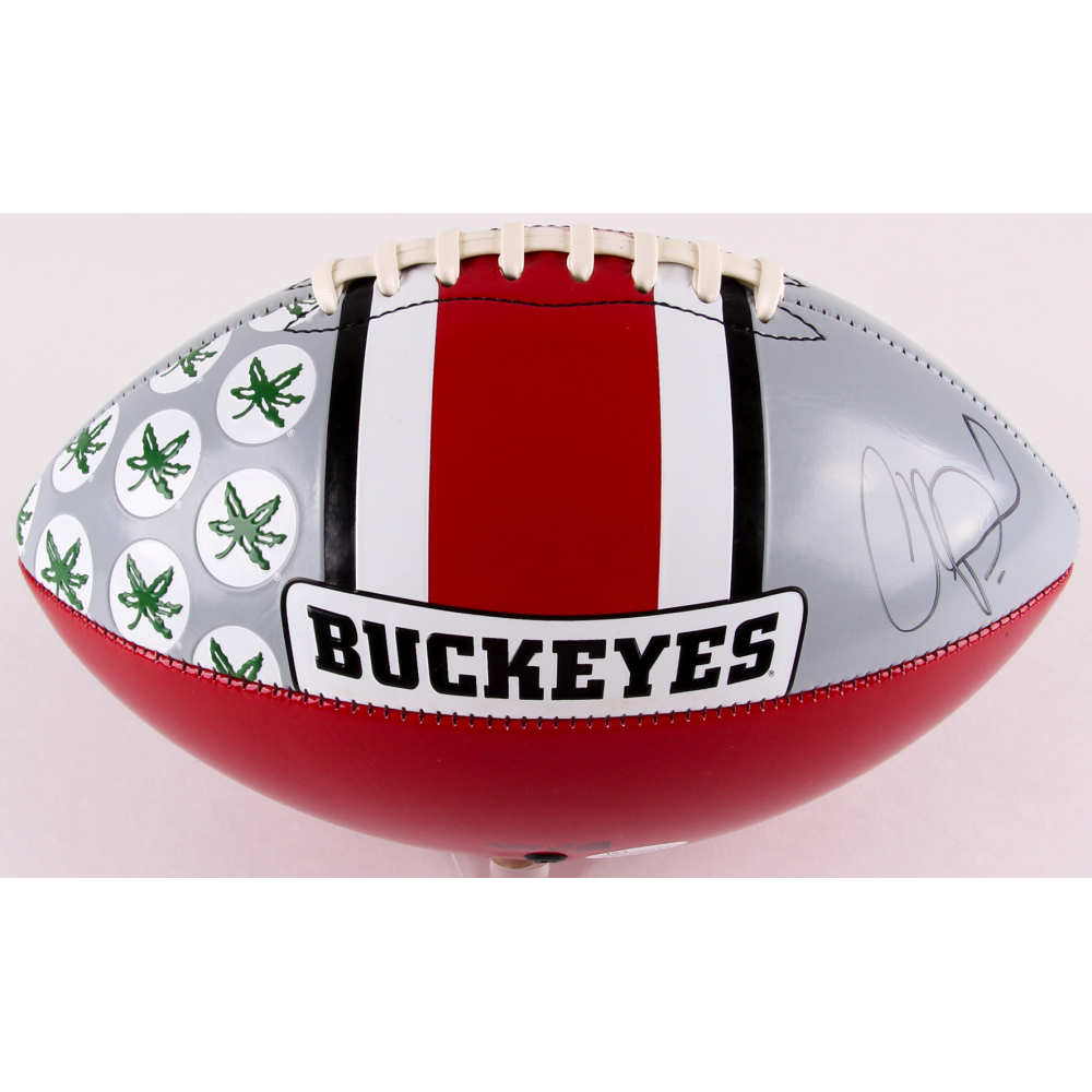 Orlando Pace Signed Ohio State Buckeyes Logo Football (JSA COA