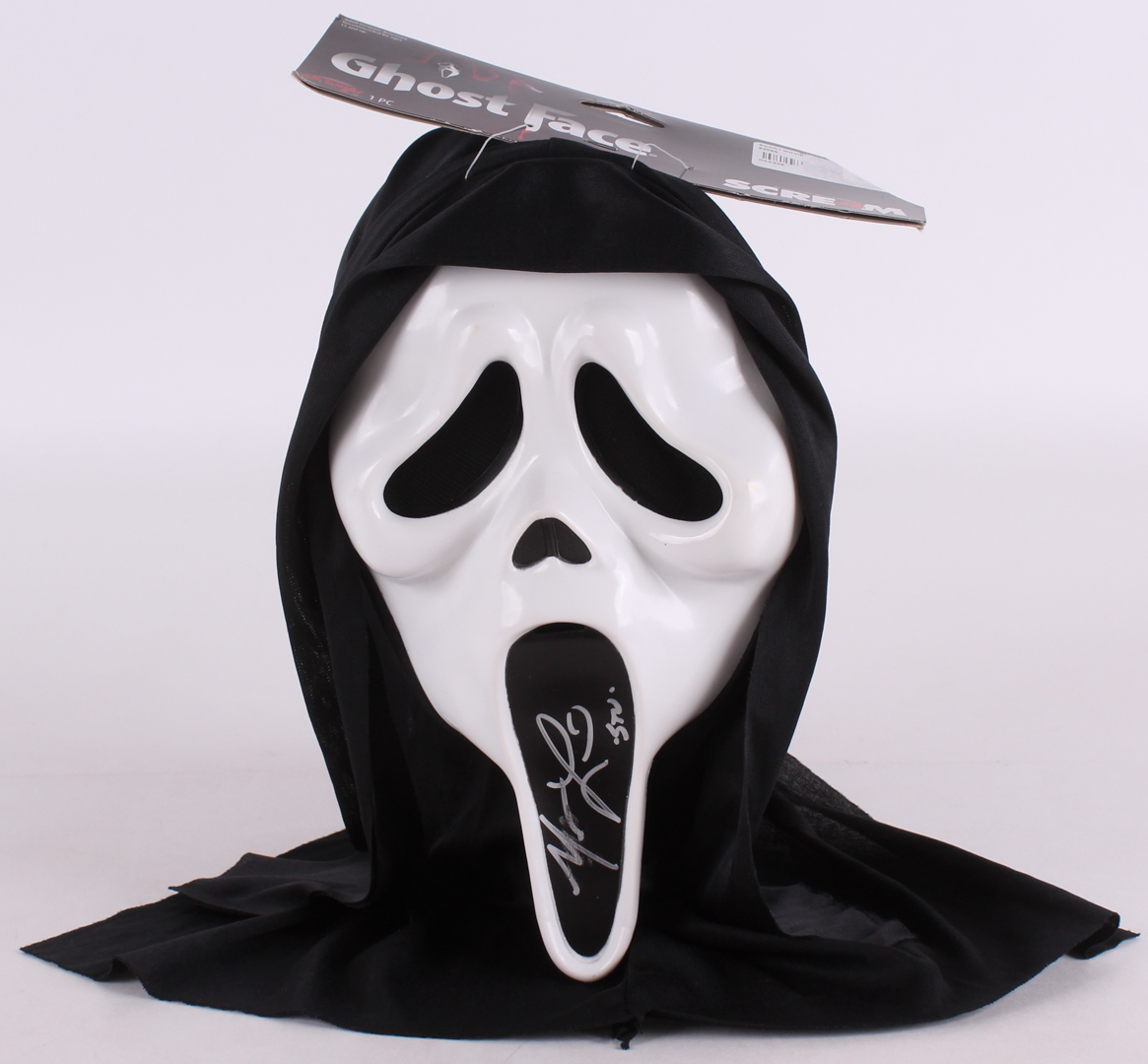 Matthew Lillard Signed Ghostface "Scream" Mask Inscribed "STU" (Legends COA) at PristineAuction.com Matthew Lillard Signed Ghostface "Scream" Mask Inscribed "STU" (Legends COA) at PristineAuction.com