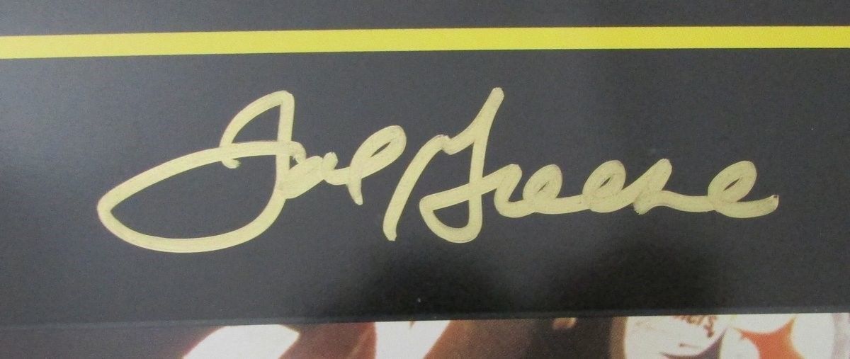 Steelers 75th Anniversary 18x24 Poster Signed by (6) With Jack Ham, Joe Greene, Mike Webster, Mel Blount, Jack Lambert & Rocky Bleier (PSA) at PristineAuction.com Steelers 75th Anniversary 18x24 Poster Signed by (6) With Jack Ham, Joe Greene, Mike Webster, Mel Blount, Jack Lambert & Rocky Bleier (PSA) at PristineAuction.com