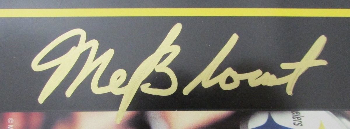 Steelers 75th Anniversary 18x24 Poster Signed by (6) With Jack Ham, Joe Greene, Mike Webster, Mel Blount, Jack Lambert & Rocky Bleier (PSA) at PristineAuction.com Steelers 75th Anniversary 18x24 Poster Signed by (6) With Jack Ham, Joe Greene, Mike Webster, Mel Blount, Jack Lambert & Rocky Bleier (PSA) at PristineAuction.com