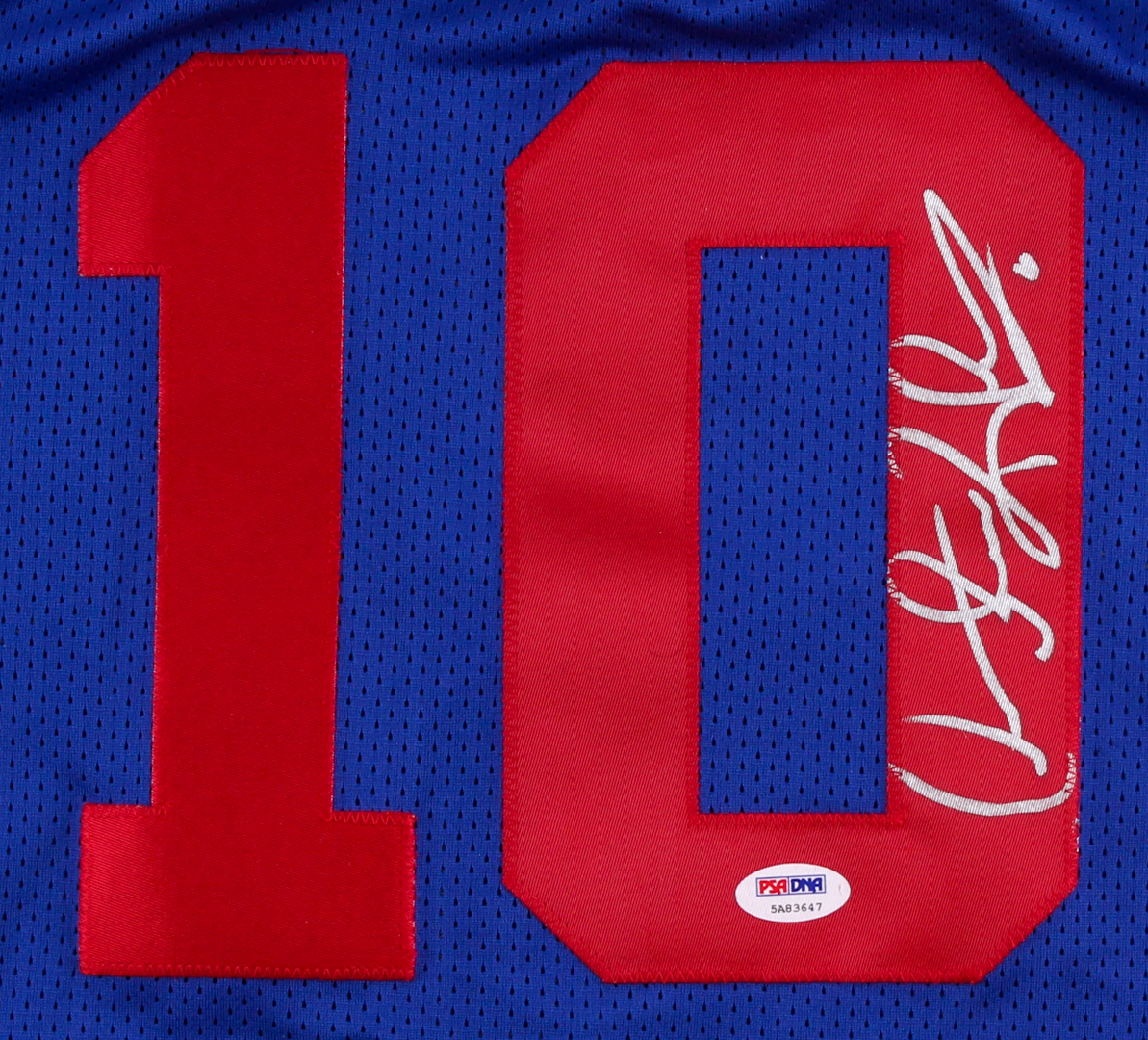 Dennis Rodman Signed Jersey (PSA COA) at PristineAuction.com Dennis Rodman Signed Jersey (PSA COA) at PristineAuction.com