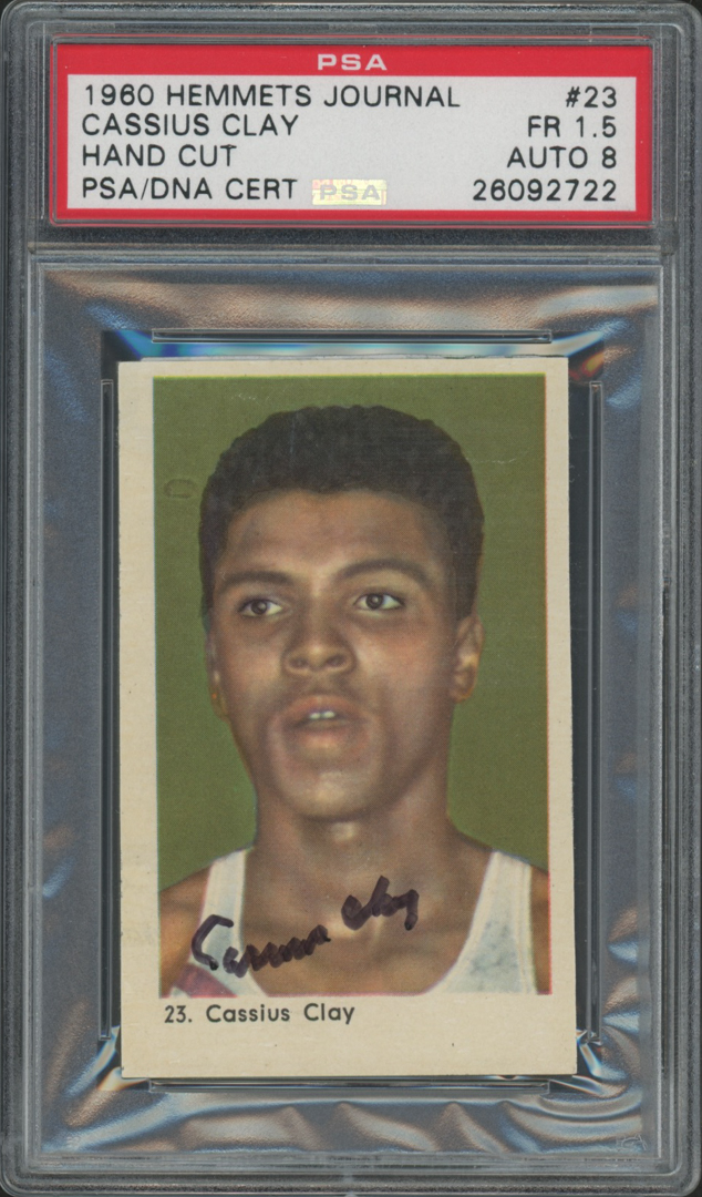 Cassius Clay "Muhammad Ali" Signed 1960 Hemmets Journal #23 RC (Autograph Graded 8) (PSA 1.5) at PristineAuction.com Cassius Clay "Muhammad Ali" Signed 1960 Hemmets Journal #23 RC (Autograph Graded 8) (PSA 1.5) at PristineAuction.com