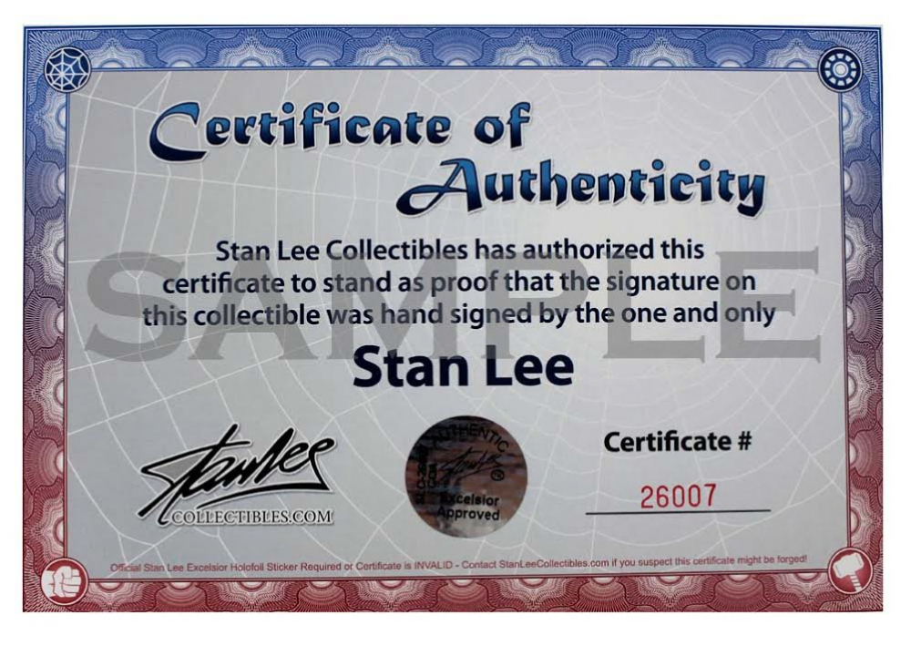 Stan Lee Signed 2015 &quot;Secret Wars&quot; Issue 7C Variant