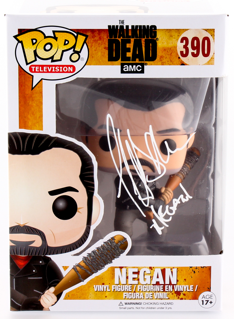 Jeffrey Dean Morgan Signed The Walking Dead "Negan" Funko Pop Vinyl Figure Inscribed "Negan" (Radtke COA) at PristineAuction.com Jeffrey Dean Morgan Signed The Walking Dead "Negan" Funko Pop Vinyl Figure Inscribed "Negan" (Radtke COA) at PristineAuction.com