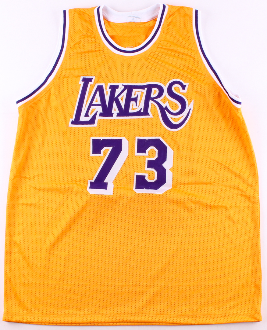 Dennis Rodman Signed Jersey (PSA COA) at PristineAuction.com Dennis Rodman Signed Jersey (PSA COA) at PristineAuction.com