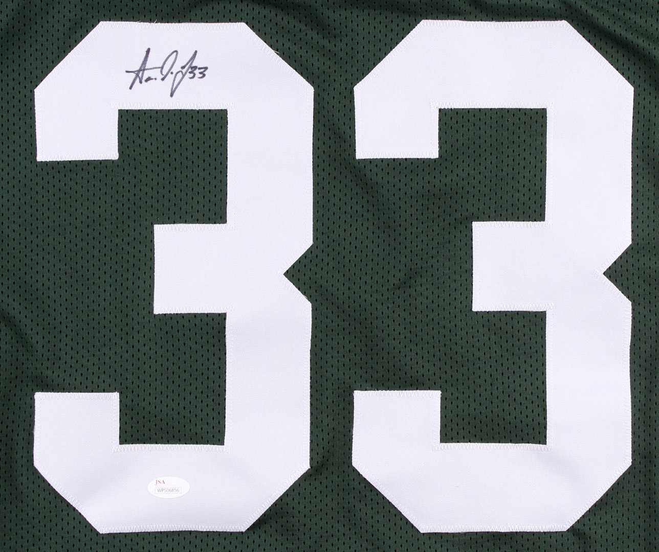 Aaron Jones Signed Packers Jersey (JSA COA) at PristineAuction.com Aaron Jones Signed Packers Jersey (JSA COA) at PristineAuction.com