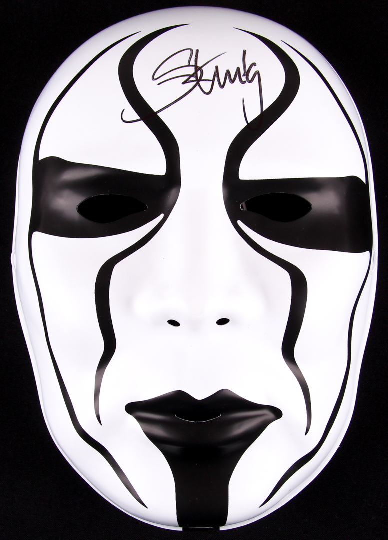 Steve Borden Signed "Sting" Mask (JSA COA) at PristineAuction.com Steve Borden Signed "Sting" Mask (JSA COA) at PristineAuction.com