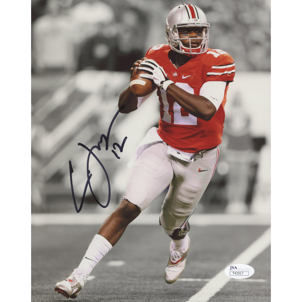 Cardale Jones Signed Ohio State Buckeyes 8x10 Photo (JSA COA