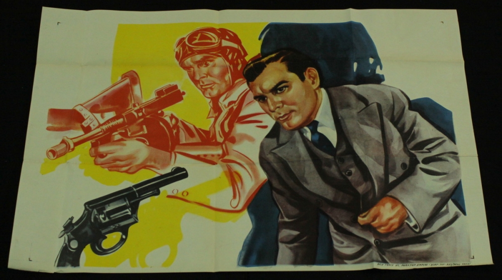 Original Vintage 1950's Dick Tracy vs. Phanton Empire 40x80 Movie ...