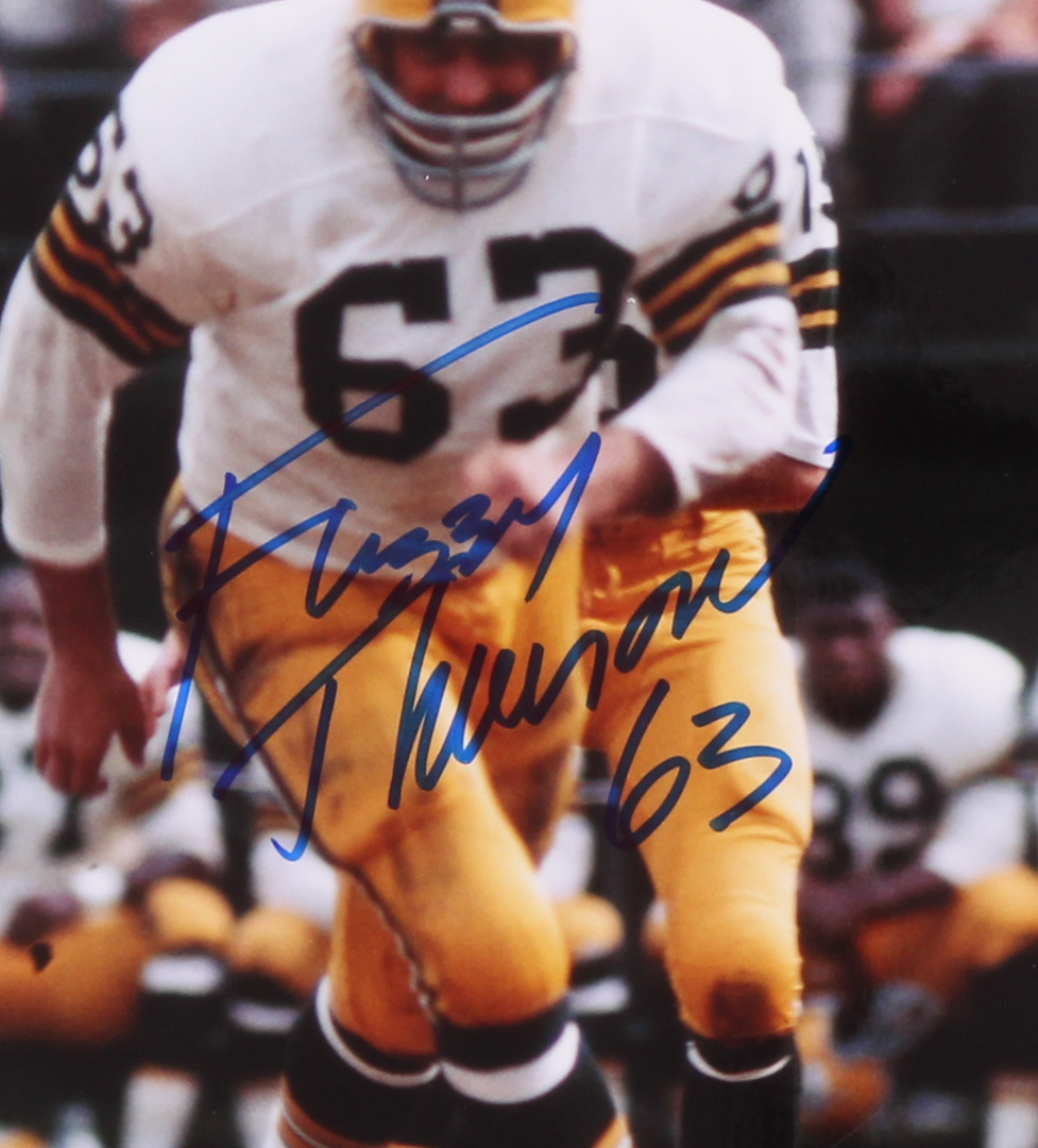 Jerry Kramer, Paul Hornung & Fuzzy Thurston Signed Packers 18x30 Custom Matted 8x10 Photo Display with Inscription (JSA COA) at PristineAuction.com Jerry Kramer, Paul Hornung & Fuzzy Thurston Signed Packers 18x30 Custom Matted 8x10 Photo Display with Inscription (JSA COA) at PristineAuction.com
