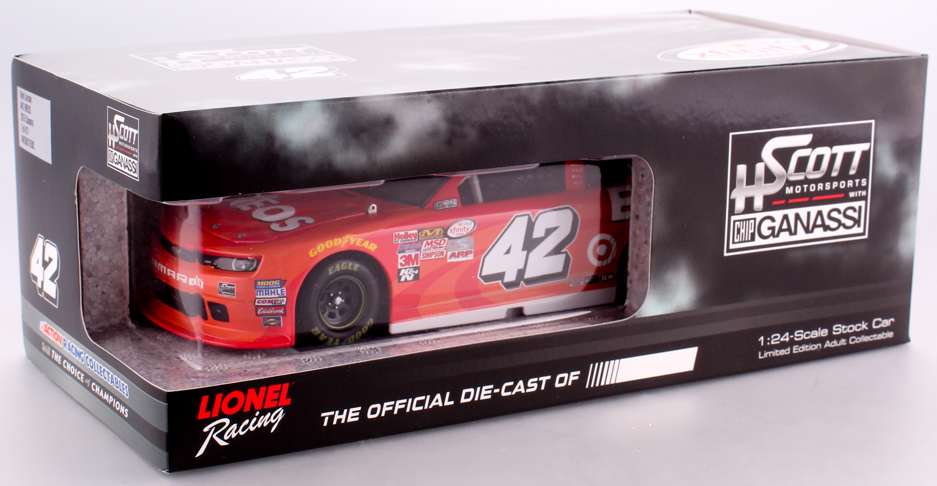 Kyle Larson Signed NASCAR #42 ENEOS 2015 Camero 1:24 Limited Edition Premium Action Die Cast Car (PA COA) at PristineAuction.com Kyle Larson Signed NASCAR #42 ENEOS 2015 Camero 1:24 Limited Edition Premium Action Die Cast Car (PA COA) at PristineAuction.com