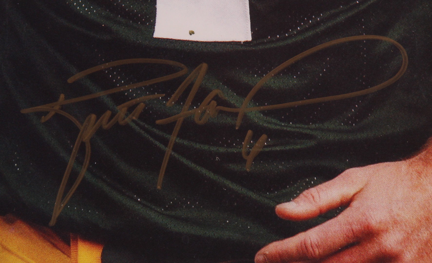 Brett Favre Signed Packers 18.75x22.75 Framed Photo Display (Favre Hologram) at PristineAuction.com Brett Favre Signed Packers 18.75x22.75 Framed Photo Display (Favre Hologram) at PristineAuction.com