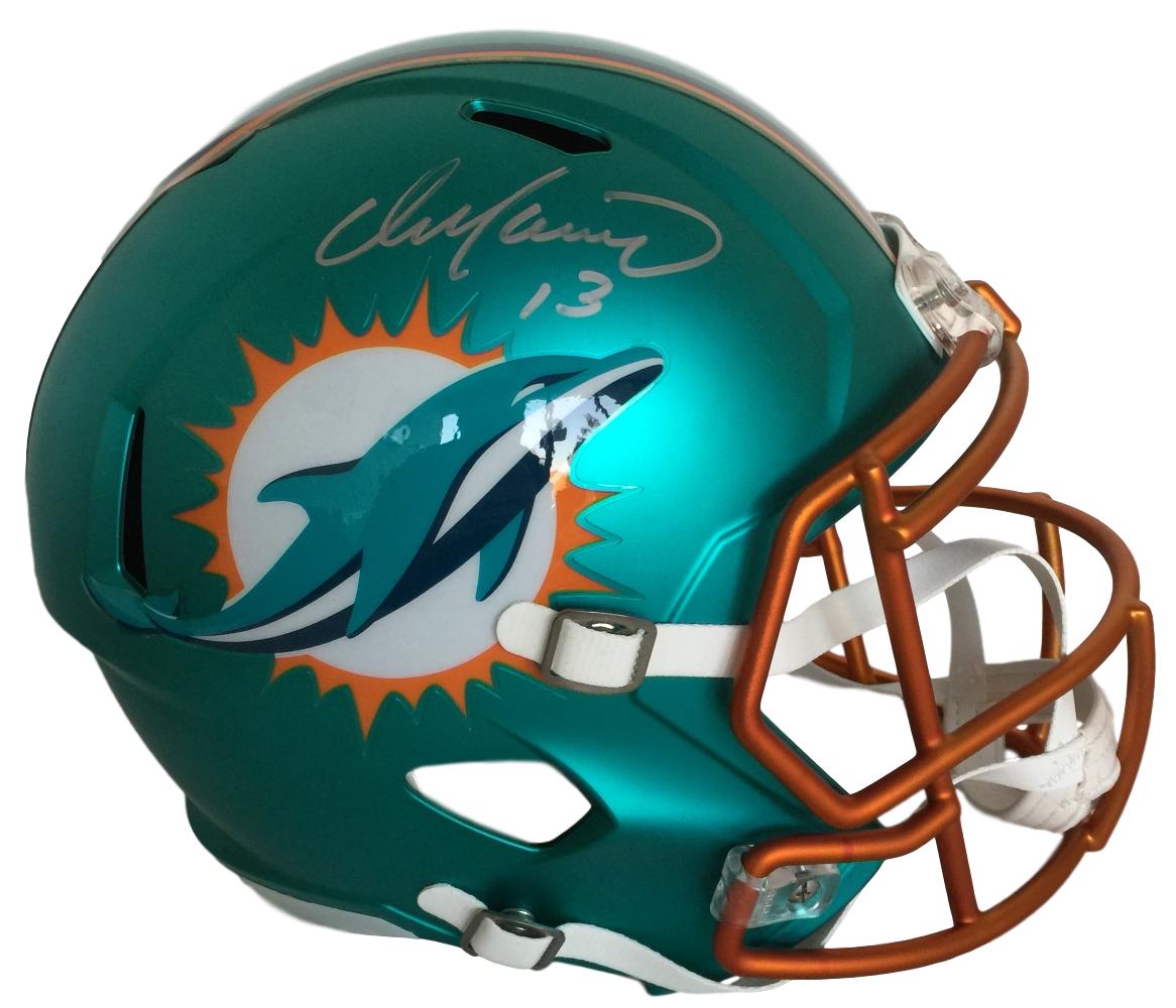 Dan Marino Signed Dolphins Blaze Full-Size Speed Helmet (TriStar Hologram) at PristineAuction.com Dan Marino Signed Dolphins Blaze Full-Size Speed Helmet (TriStar Hologram) at PristineAuction.com