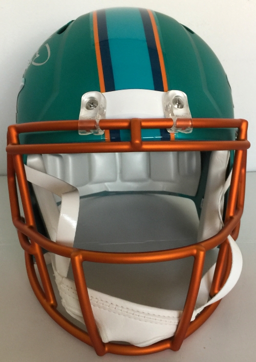 Dan Marino Signed Dolphins Blaze Full-Size Speed Helmet (TriStar Hologram) at PristineAuction.com Dan Marino Signed Dolphins Blaze Full-Size Speed Helmet (TriStar Hologram) at PristineAuction.com