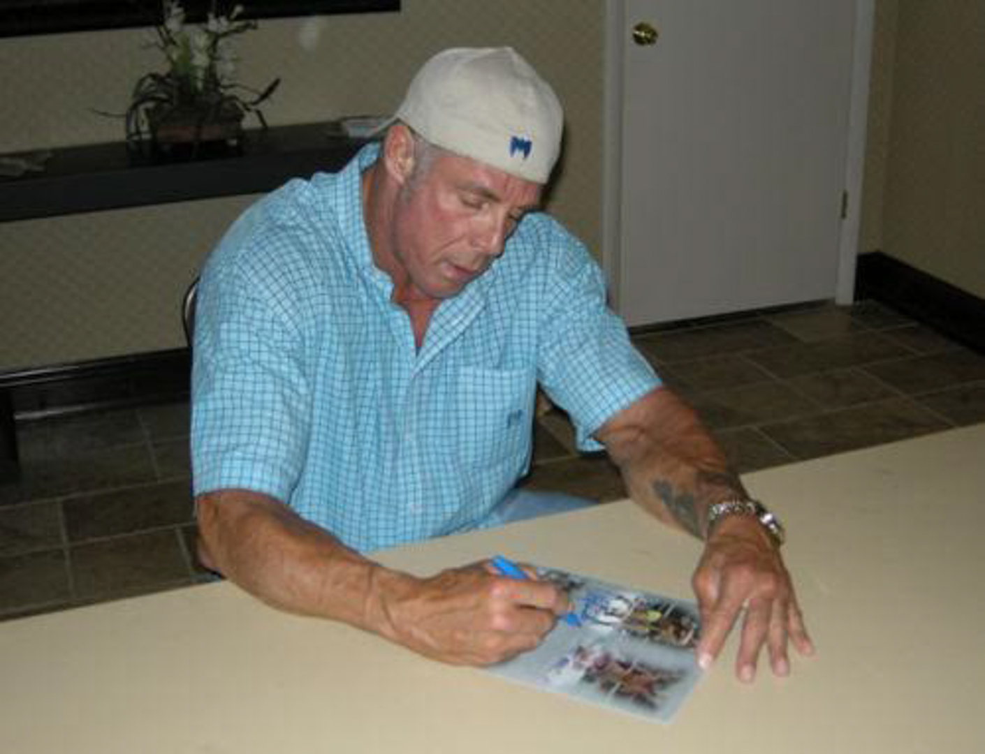 The Ultimate Warrior Signed WWF "Career Highlights" 8x10 Photo (Ultimate Warrior Hologram) at PristineAuction.com The Ultimate Warrior Signed WWF "Career Highlights" 8x10 Photo (Ultimate Warrior Hologram) at PristineAuction.com