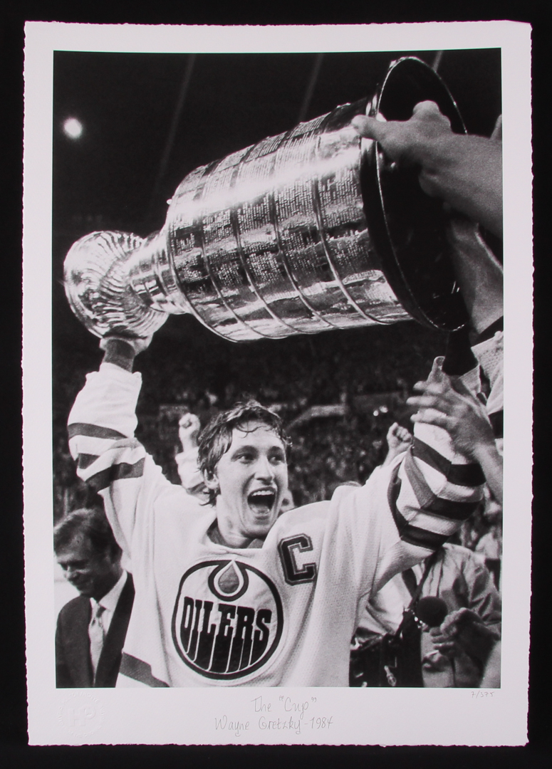 The Hulton Archive - Wayne Gretzky "The Cup" Limited Edition 16x23 Fine Art Giclee on Paper #7/375 (PA LOA & PCV COA) at PristineAuction.com The Hulton Archive - Wayne Gretzky "The Cup" Limited Edition 16x23 Fine Art Giclee on Paper #7/375 (PA LOA & PCV COA) at PristineAuction.com