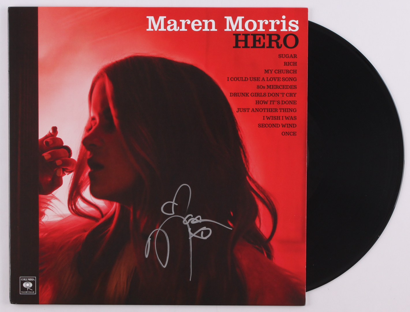 Maren Morris Signed "Hero" Vinyl Record Album (JSA COA) at PristineAuction.com Maren Morris Signed "Hero" Vinyl Record Album (JSA COA) at PristineAuction.com