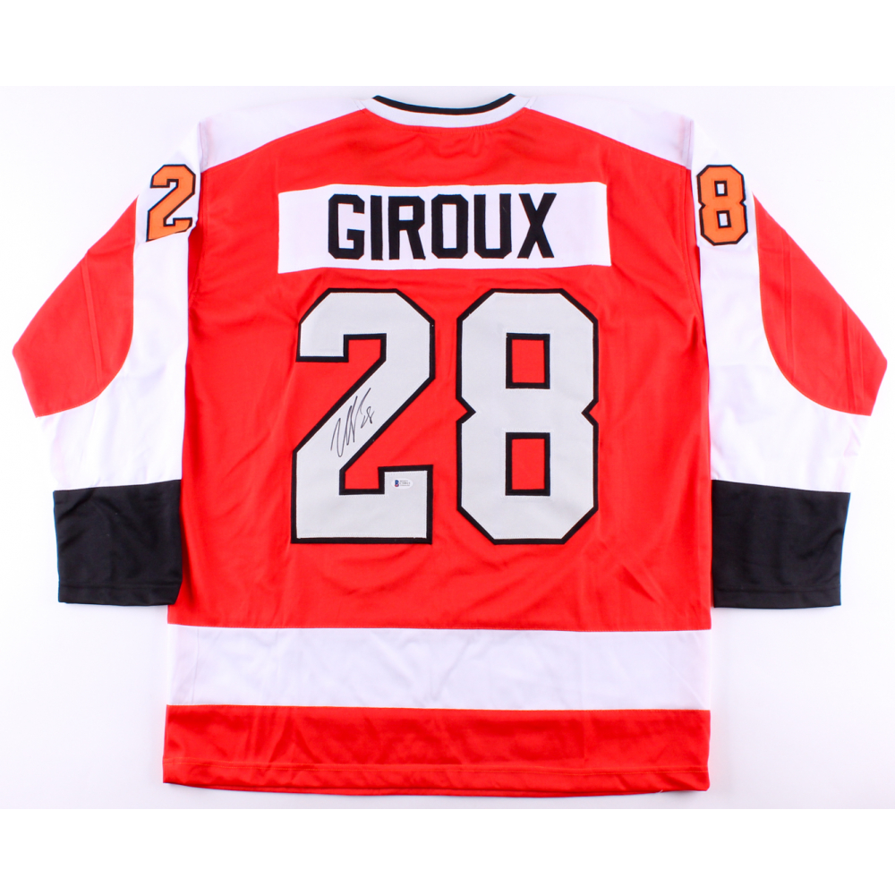 Claude Giroux Signed Flyers Jersey (Beckett COA) Pristine Auction
