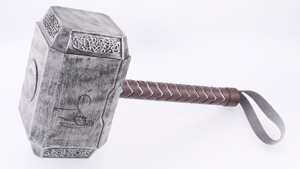 Chris Hemsworth Signed "Thor" Hammer Movie Prop Replica (Beckett COA