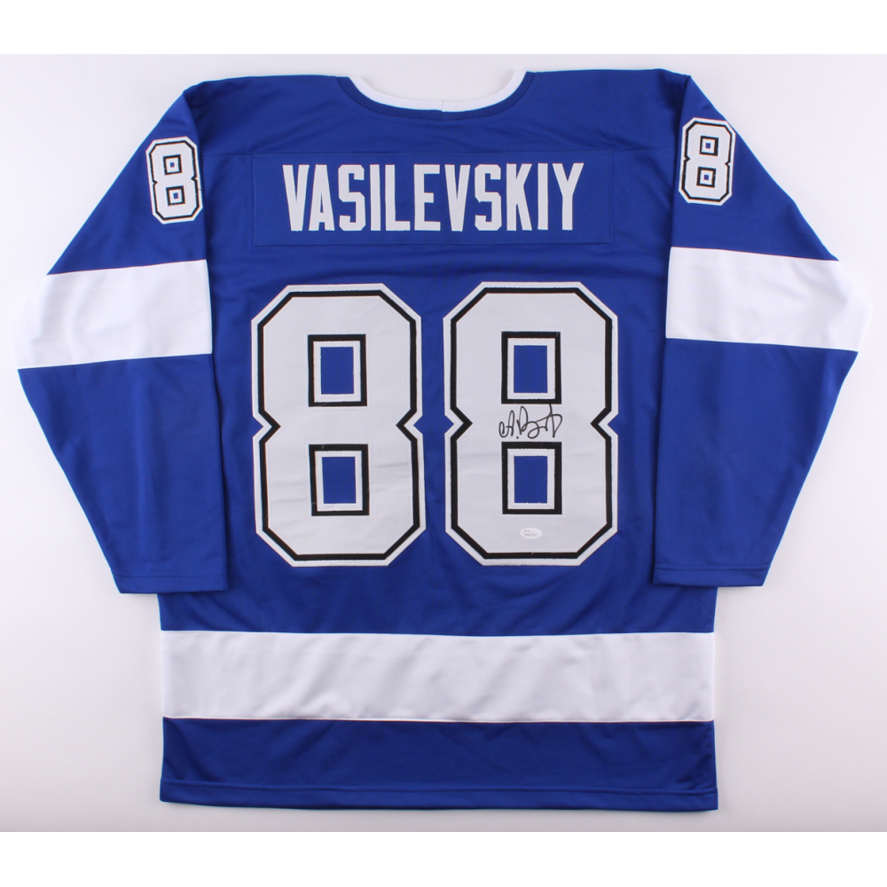 Andrei Vasilevskiy Signed Lightning Jersey (JSA COA) | Pristine Auction