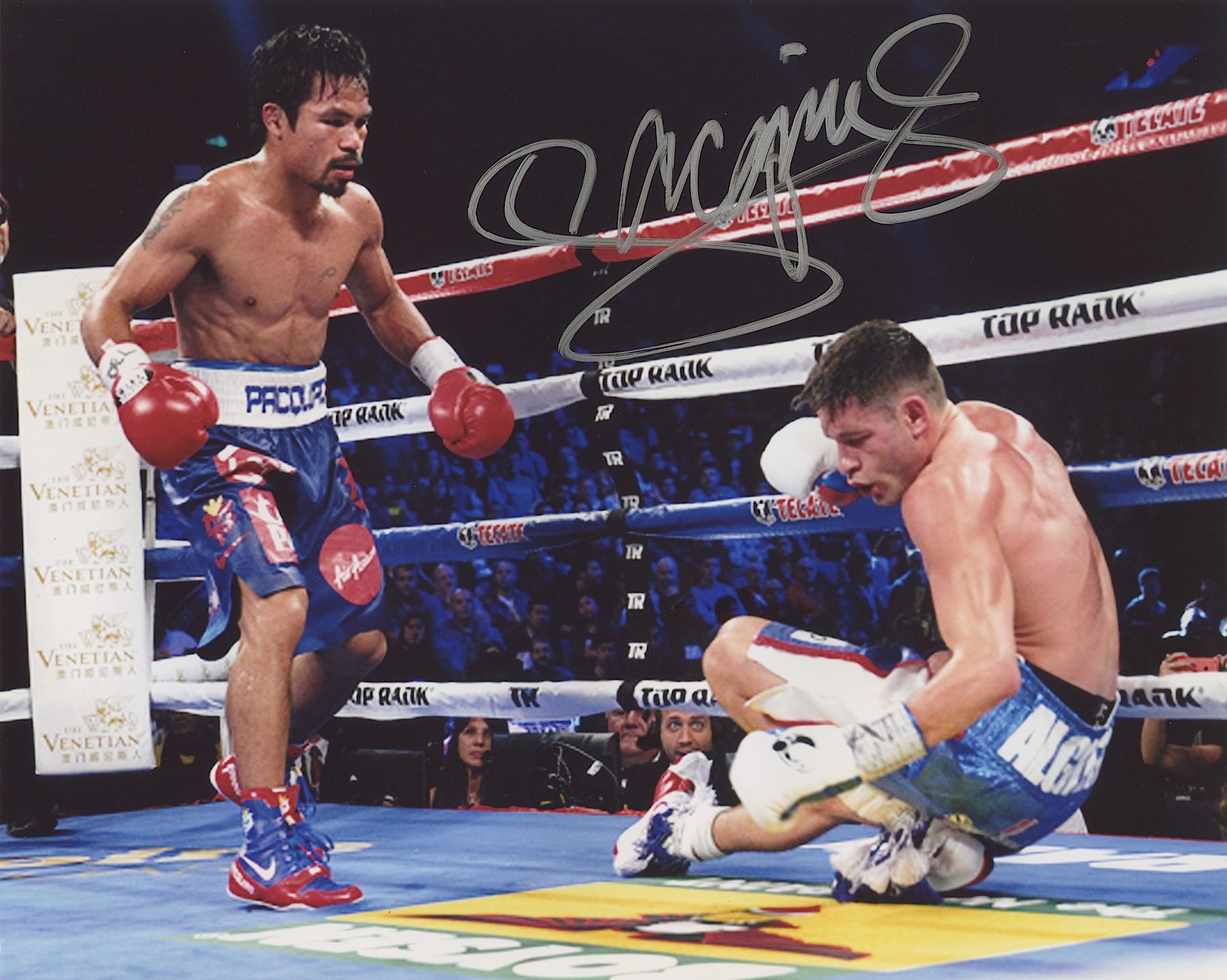 Manny Pacquiao Signed 8x10 Photo (Pacquiao COA) at PristineAuction.com Manny Pacquiao Signed 8x10 Photo (Pacquiao COA) at PristineAuction.com