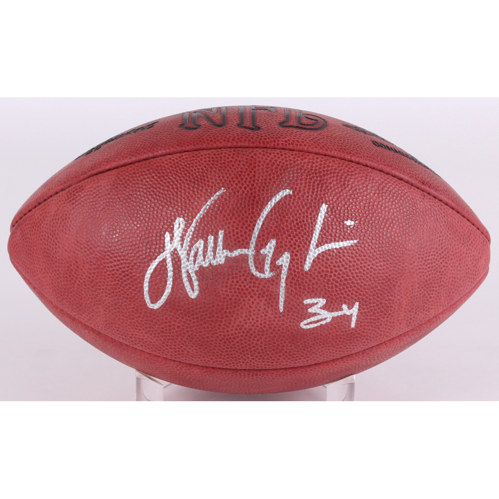 WALTER PAYTON Signed Football COA Hologram main image 1
