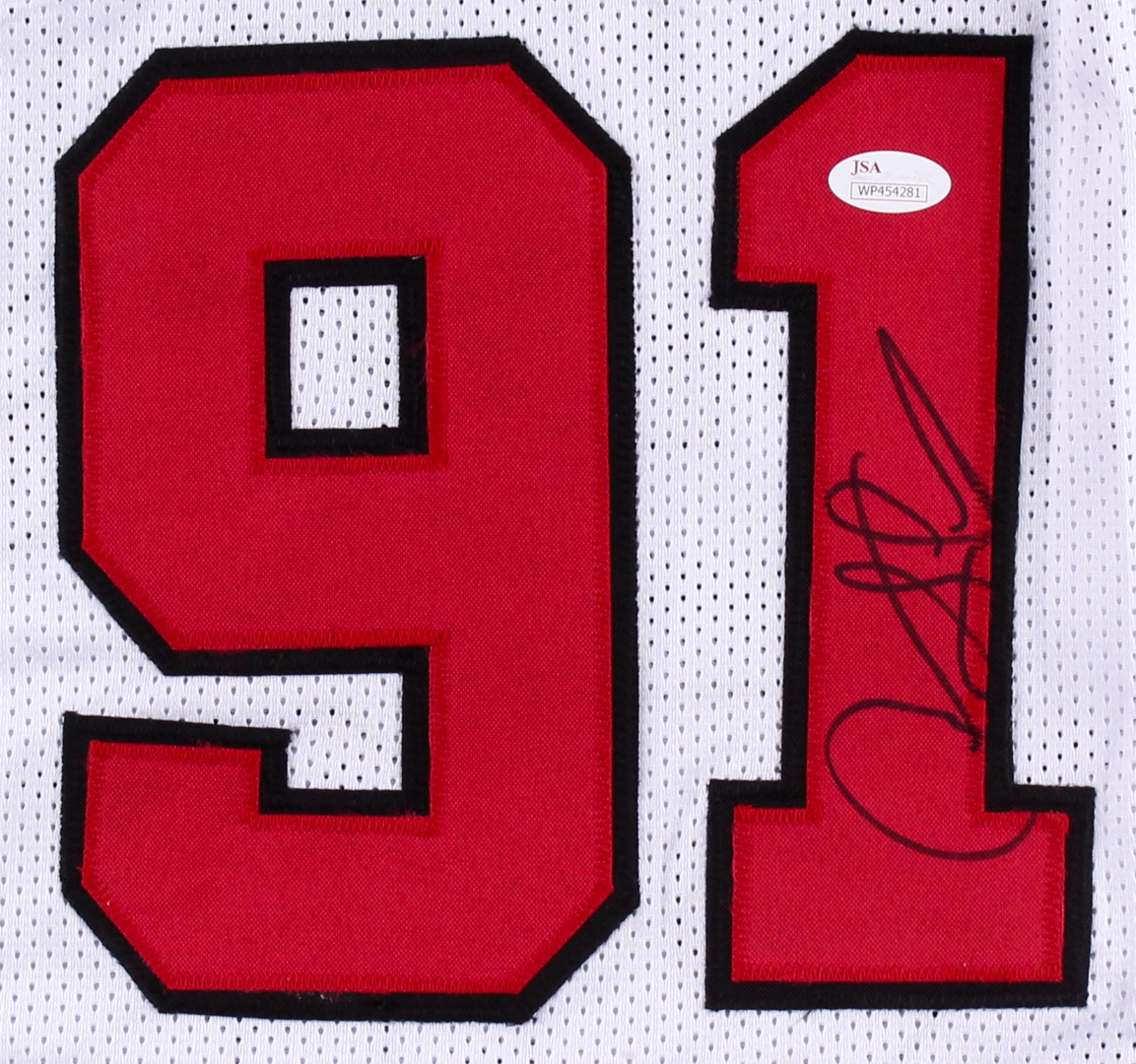 Dennis Rodman Signed Bulls Jersey (JSA COA) at PristineAuction.com Dennis Rodman Signed Bulls Jersey (JSA COA) at PristineAuction.com