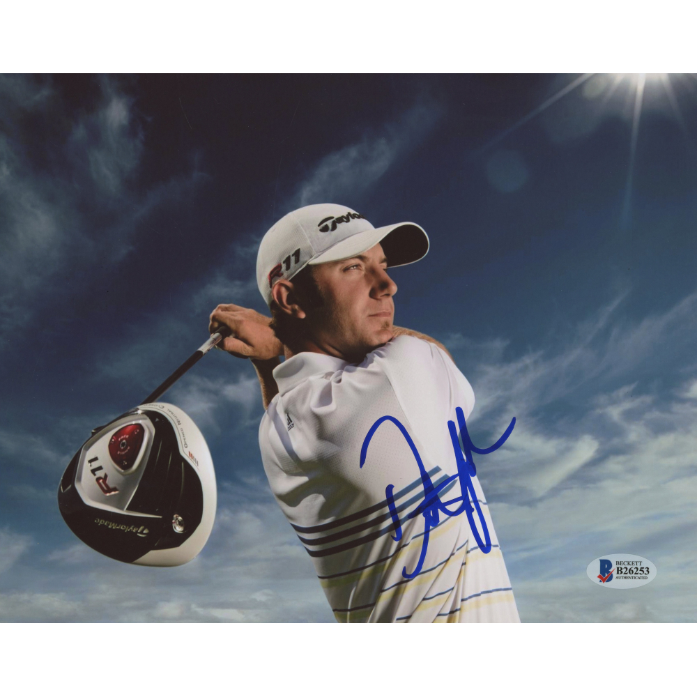 Dustin Johnson Signed 8x10 Photo (Beckett COA) Pristine Auction