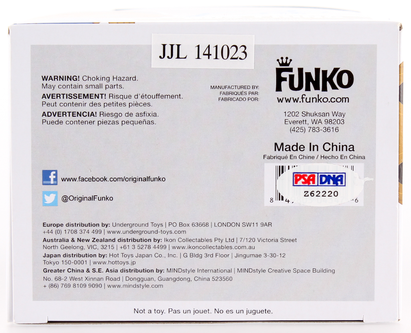 Giancarlo Esposito Signed "Breaking Bad" Funko Pop Figure (PSA Hologram) at PristineAuction.com Giancarlo Esposito Signed "Breaking Bad" Funko Pop Figure (PSA Hologram) at PristineAuction.com