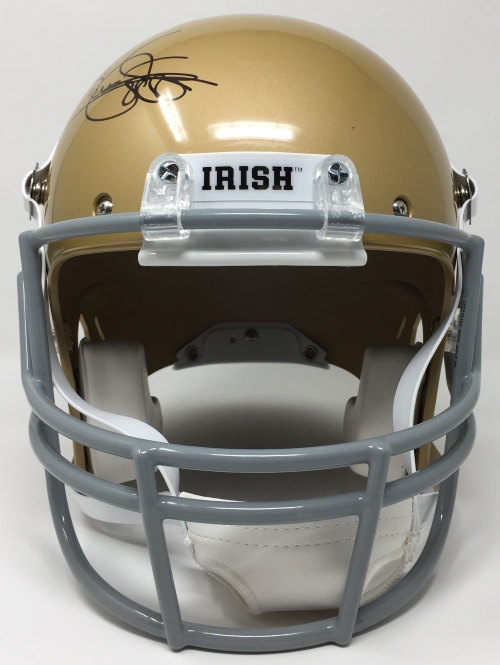 Raghib Rocket Ismail Signed Notre Dame Fighting Irish Full-Size Helmet Inscribed "Play Like A Champion Today" (JSA COA) at PristineAuction.com Raghib Rocket Ismail Signed Notre Dame Fighting Irish Full-Size Helmet Inscribed "Play Like A Champion Today" (JSA COA) at PristineAuction.com