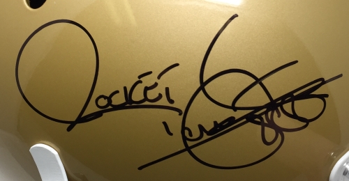 Raghib Rocket Ismail Signed Notre Dame Fighting Irish Full-Size Helmet Inscribed "Play Like A Champion Today" (JSA COA) at PristineAuction.com Raghib Rocket Ismail Signed Notre Dame Fighting Irish Full-Size Helmet Inscribed "Play Like A Champion Today" (JSA COA) at PristineAuction.com