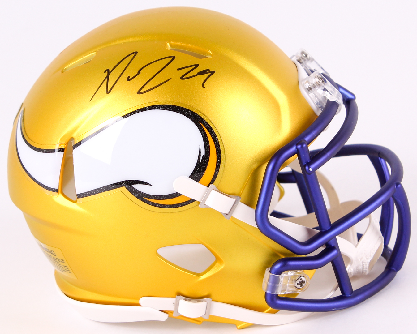 Xavier Rhodes Signed Vikings Speed Blaze Mini-Helmet (TSE COA) at PristineAuction.com Xavier Rhodes Signed Vikings Speed Blaze Mini-Helmet (TSE COA) at PristineAuction.com