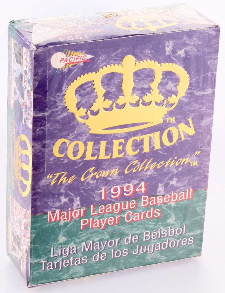 1994 Pacific Crown Collection Unopened Baseball Card Box of (36) Packs at PristineAuction.com 1994 Pacific Crown Collection Unopened Baseball Card Box of (36) Packs at PristineAuction.com