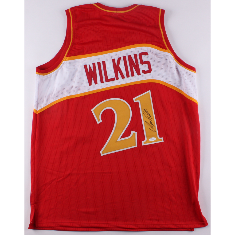 Dominique Wilkins Signed Hawks Jersey (JSA COA) | Pristine Auction