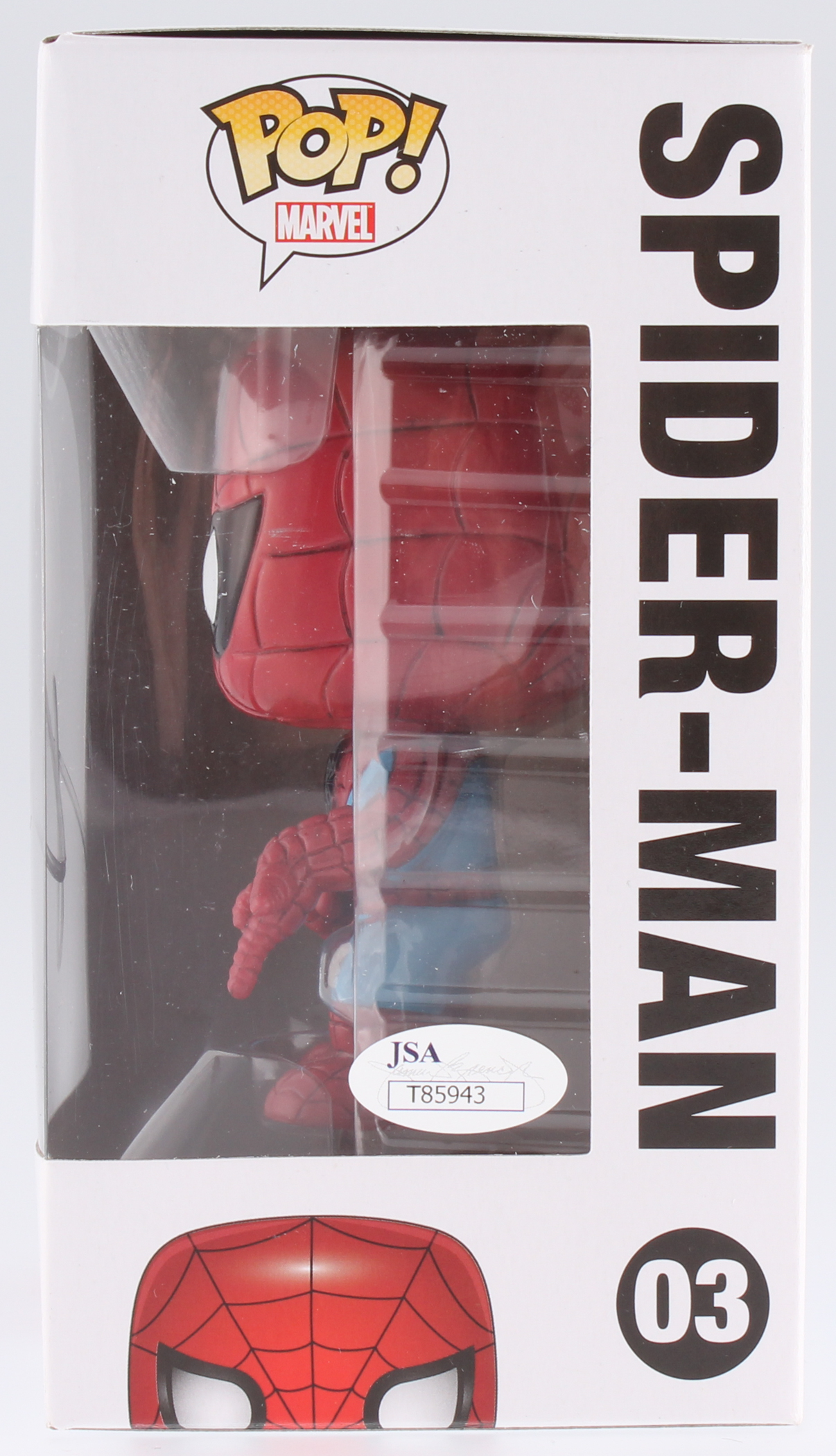 Tom Holland Signed "Spider-Man" Vinyl Bobble-Head Funko Pop Figure (JSA COA) at PristineAuction.com Tom Holland Signed "Spider-Man" Vinyl Bobble-Head Funko Pop Figure (JSA COA) at PristineAuction.com