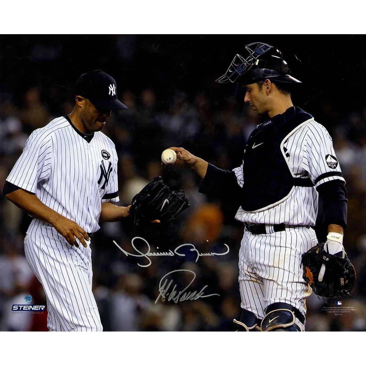 Mariano Rivera & Jorge Posada Signed Yankees 16x20 Photo (Steiner COA) at PristineAuction.com Mariano Rivera & Jorge Posada Signed Yankees 16x20 Photo (Steiner COA) at PristineAuction.com