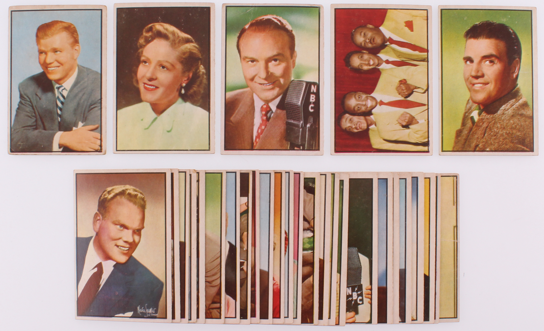 Lof of (30) 1953 TV and Radio Stars of NBC Cards with #17 Johnny Dugan, #11 Billy Williams Quartet, #1 Jack Lescoulie, #3 Florence Freeman, #4 Ralph Edwards at PristineAuction.com Lof of (30) 1953 TV and Radio Stars of NBC Cards with #17 Johnny Dugan, #11 Billy Williams Quartet, #1 Jack Lescoulie, #3 Florence Freeman, #4 Ralph Edwards at PristineAuction.com
