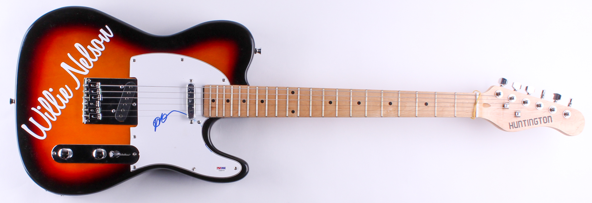 Willie Nelson Signed Full-Size Electric Guitar (PSA Hologram) at PristineAuction.com Willie Nelson Signed Full-Size Electric Guitar (PSA Hologram) at PristineAuction.com