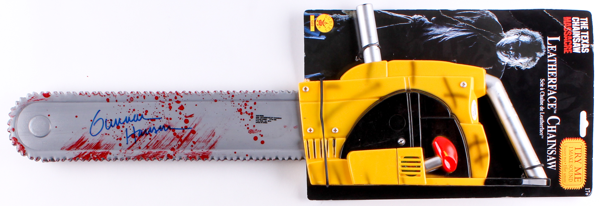 Gunnar Hansen Signed "Leatherface" Chainsaw Prop Replica (JSA COA) at PristineAuction.com Gunnar Hansen Signed "Leatherface" Chainsaw Prop Replica (JSA COA) at PristineAuction.com