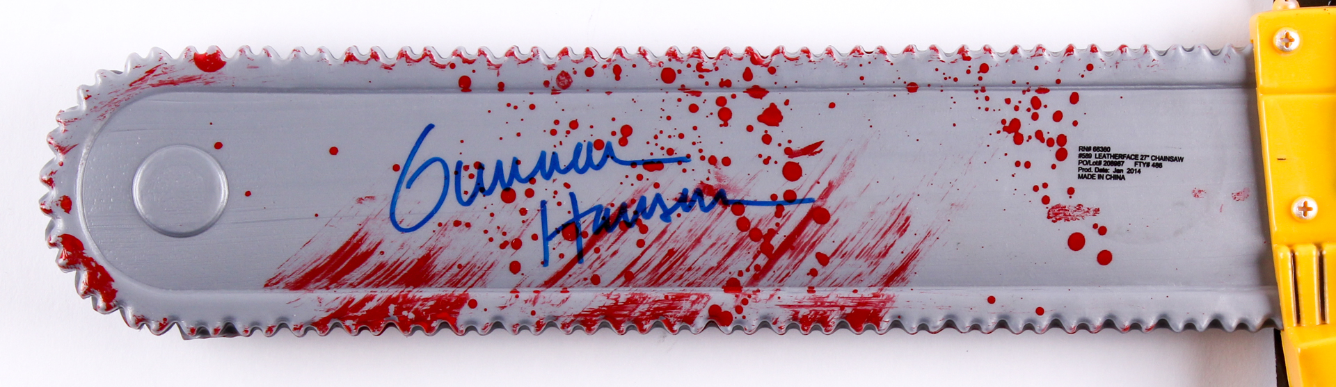 Gunnar Hansen Signed "Leatherface" Chainsaw Prop Replica (JSA COA) at PristineAuction.com Gunnar Hansen Signed "Leatherface" Chainsaw Prop Replica (JSA COA) at PristineAuction.com