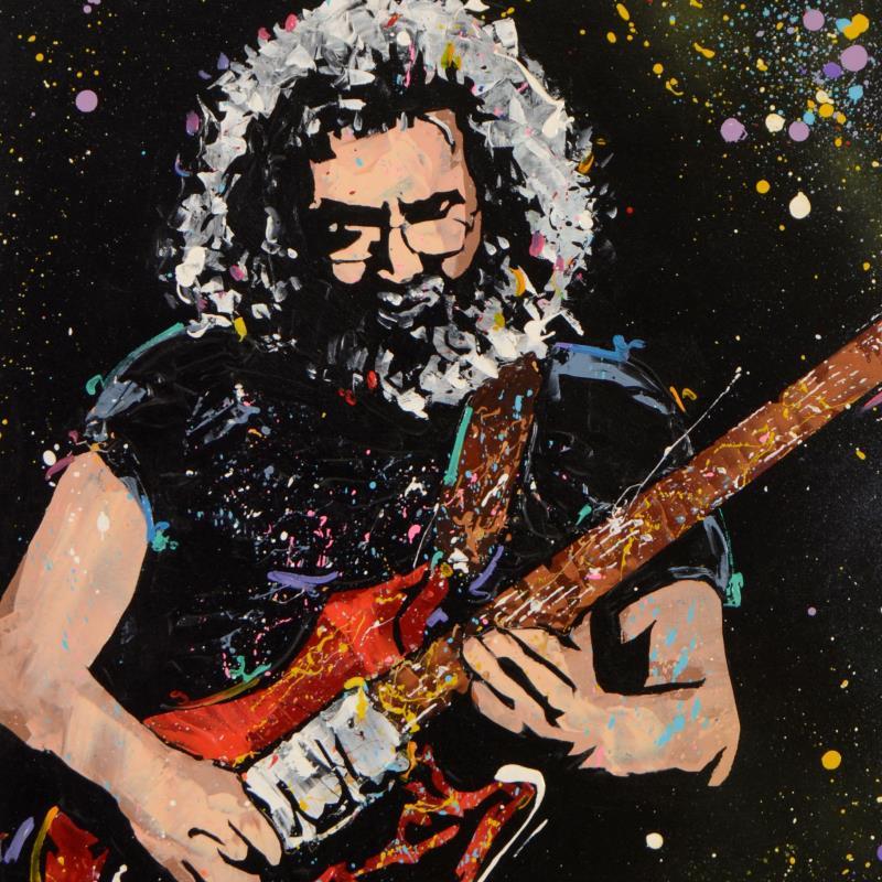 KAT Signed "Jerry & Rosebud" 30x30 Original Acrylic Painting on Canvas at PristineAuction.com KAT Signed "Jerry & Rosebud" 30x30 Original Acrylic Painting on Canvas at PristineAuction.com