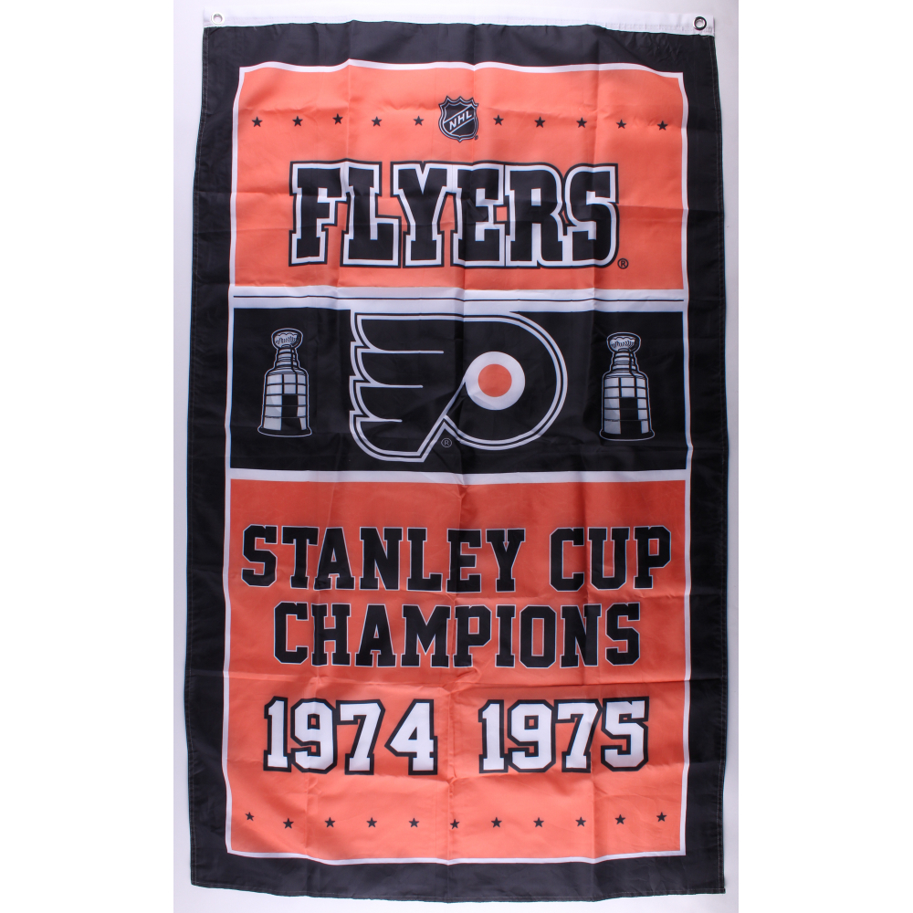 Philadelphia Flyers 36x60 Stanley Cup Champions Flag | Pristine Auction