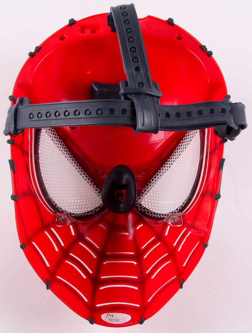 Tom Holland Signed "Spider-Man" Mask (JSA Hologram) at PristineAuction.com Tom Holland Signed "Spider-Man" Mask (JSA Hologram) at PristineAuction.com